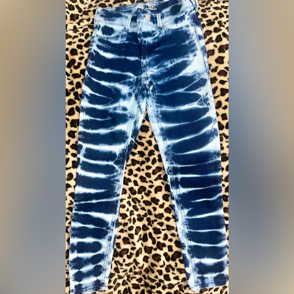 Tye Dye Blue Jegging Size 7-8